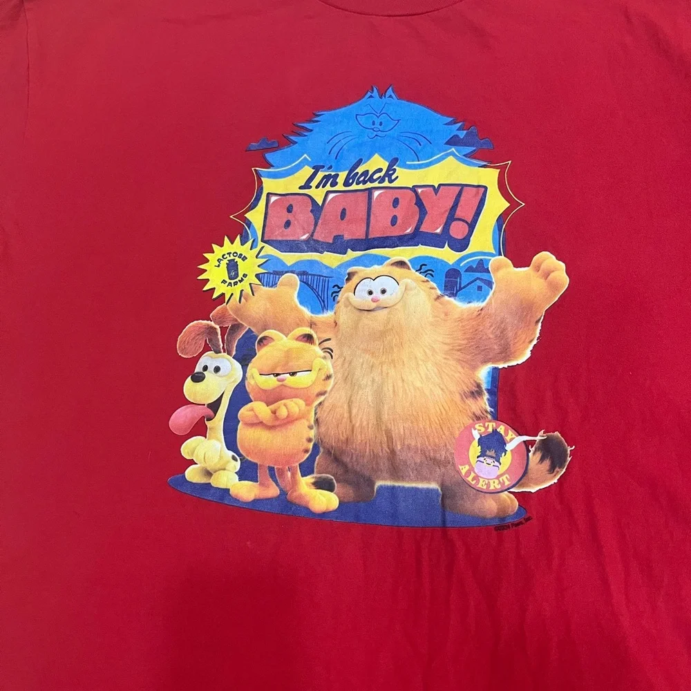 The Garfield Movie Unisex  Graphic‎ T-Shirt with Cartoon Print 2XL